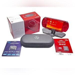 Sony PSP 3000 Gaming Bundle (Radiant Red)